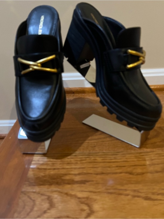 Veronica Beard Shoes - VERONICA BEARD  Chunky Mule Luggage Sole Mules